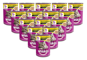 Whiskas  Adult kurczak w sosie 24x400g