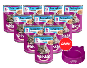 Whiskas Adult tuńczyk w galaretce 24x400g