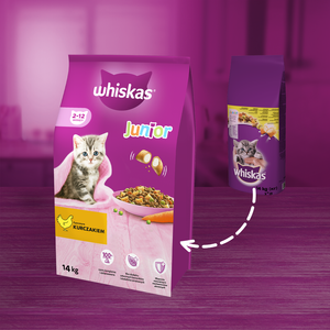 Whiskas Junior dla Kociąt Kurczak 14kg