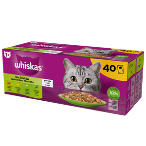 Whiskas Mix Smaków w galaretce 120x85g 