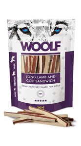 Woolf Soft Lamb and Cod Sandwich Long 100g