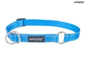 amiplay Obroża półzaciskowa Reflective XL Niebieski